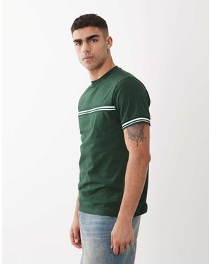 ASOS Regular Fit T-Shirt With Contrast - Green