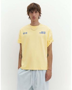 Pull&Bear T-Shirt Grafica Stwd Road Trip Gialla - Giallo