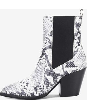 OFF THE HOOK – 'marlow' marcia – cowboy-stiefeletten aus leder - Schwarz