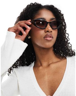 Monki Cat Eye-Zonnebril - Zwart
