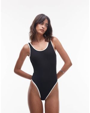 TOPSHOP Athens Swimsuit - Blue