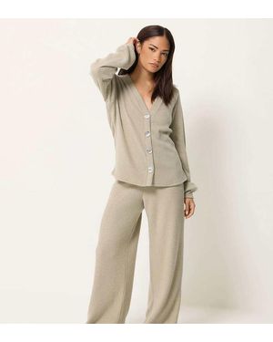 PixieGirl Petite Textured Cardigan - Natural