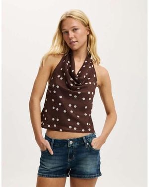 Cotton On Micro Low Denim Short - Blue