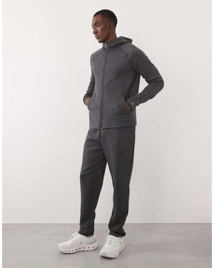 4505 Performance Tapered Leg Joggers With Zip Pockets - Grey