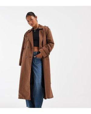 Vero Moda Lange Trenchcoat Met Ceintuur - Meerkleurig