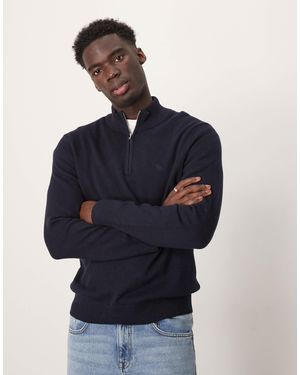Abercrombie & Fitch – strickpullover aus merinowolle - Blau