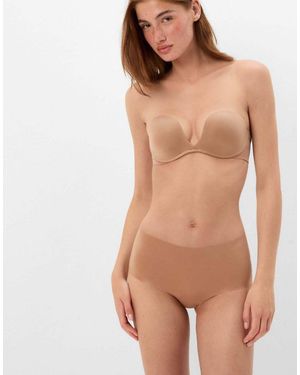 Intimissimi Monica Ultralight Microfibre Bandeau Bra - Natural