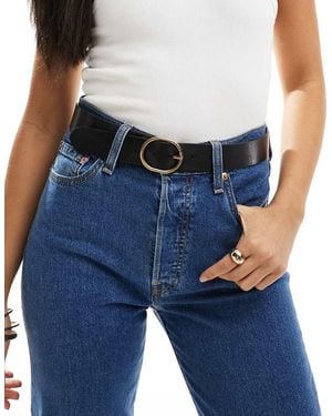 Levi's Arletha Reversible Belt With Buckle - Blue