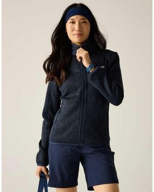 Regatta Polar Con Cremallera Para Mujer De Tejido Suave Newhill De - Azul