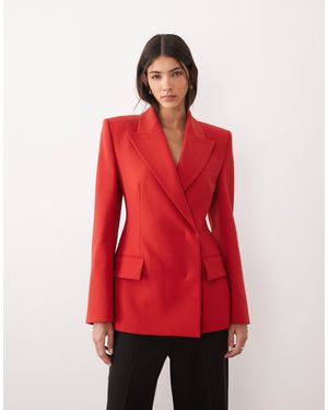 Mango – hochwertiger blazer - Rot