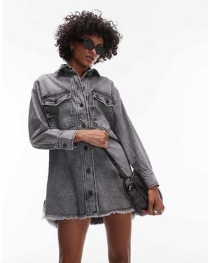 AllSaints Vestito Chemisier - Grigio