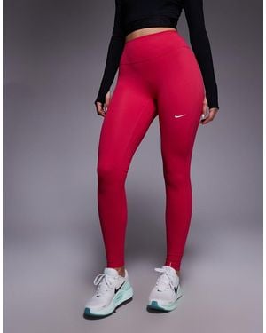 Nike Nike One Training Dri-fit Seamless Front High Waisted leggings - Pink