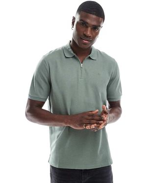 Jack & Jones Polo Con Zip - Grigio
