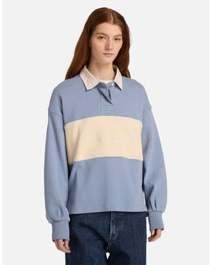Timberland Polo De Rugby Azul Con Lush De