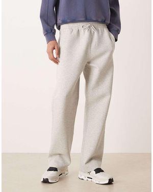 Abercrombie & Fitch Joggers Jaspeado Con Bajos Amplios Ypb De - Neutro