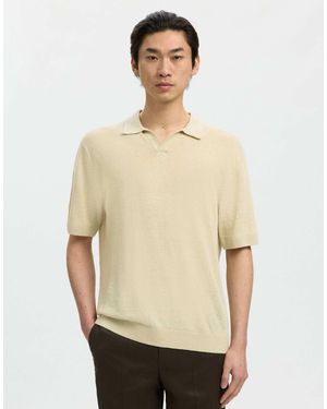 SELECTED Polo - seneca rock - Neutre