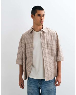 ASOS Camicia Oversize A Quadri - Neutro