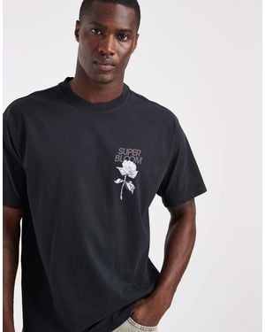 Levi's T-Shirt Nera Con Stampa Grafica Sul Retro - Blu