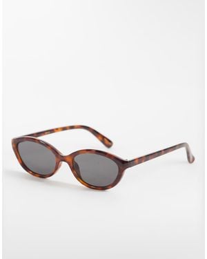Mango Oval Sunglasses - White