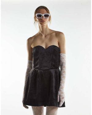 Collective The Label Strapeless Mini Dresses - Black