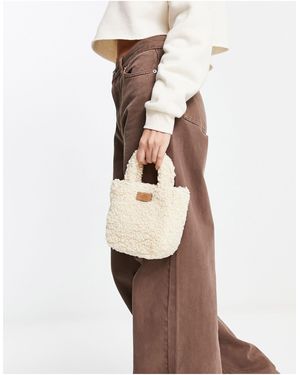 UGG Maribel Mini Sherpa Cross Body Bag - Natural