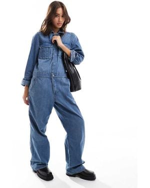 G-Star RAW Denim Painter Overalls - Blue