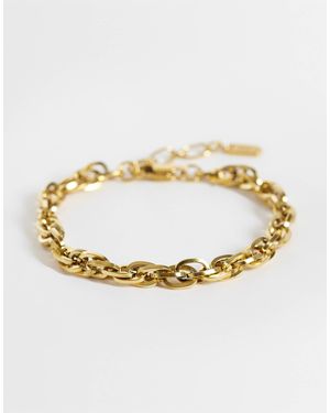 ASOS Waterproof Stainless Steel Multi Link Chain Bracelet - Metallic