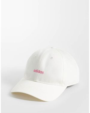 adidas Originals Three Stripes Studios Baseball Cap - White