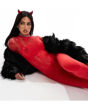 Ann Summers Halloween Flaming Desire - Rosso
