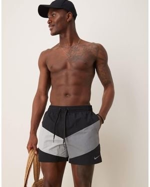 Nike Nike – vortex – volley-badeshorts - Schwarz