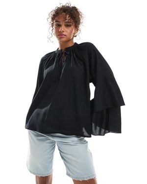 Vero Moda – boho-oberteil - Blau