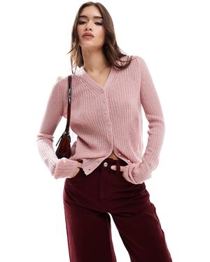 ASOS – feinstrickjacke - Rot