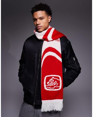 ICECREAM Ice cream - écharpe en maille style course - et rouge