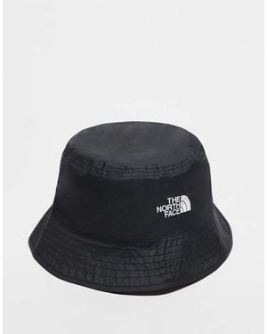 The North Face Sombrero De Pescador Y Blanco Reversible Con Logo Sun Stash De - Negro