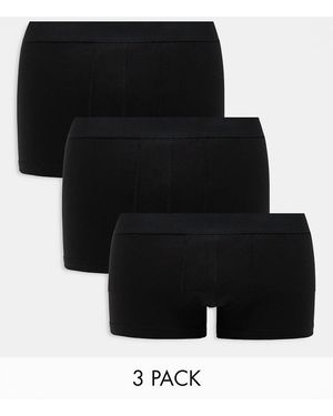 New Look 3 Pack Boxers - Black