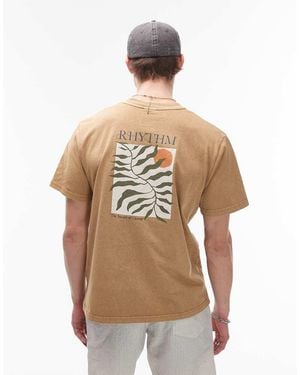 Rhythm Fern Vintage Short Sleeve T-shirt - Multicolour