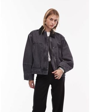 ARKET Canvas Barn Jacket - Black