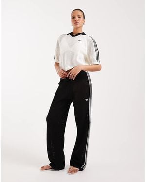 adidas Originals Crochet Track Trousers - White