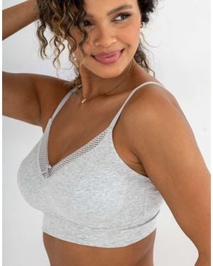 Pour Moi Non Wire Love To Lounge Cotton Non-Wired Bra - White