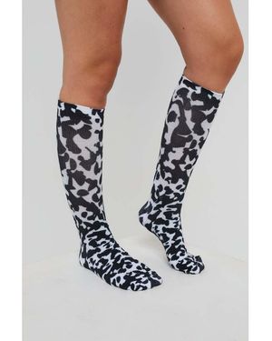 OOSC Calcetines Multicolores Para Esquí Y Snowboard Penfold Collab De -Negro - Blanco