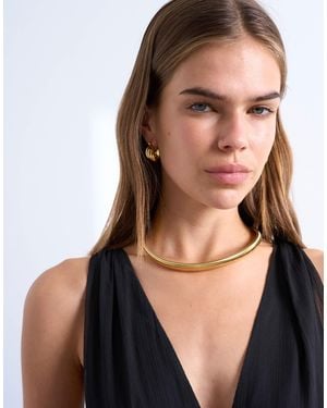 TOPSHOP Matty Waterproof Stainless Steel Necklace - Black