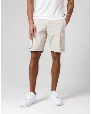 French Connection Cotton Cargo Shorts - Natural
