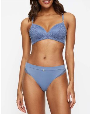 KBX Charlotte Padded Non Wire Bra - Blue