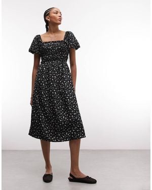 Daisy Street – midikleid - Schwarz