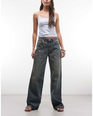 Abrand Jeans 95 Mid Rise baggy Jeans In - Blue
