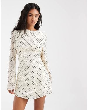 Free People Jolie Printed Mini Dress - White