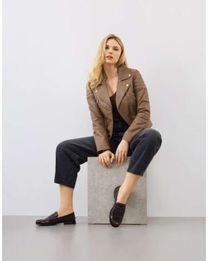 Bolongaro Trevor Real Leather Jasmine Biker - Natural