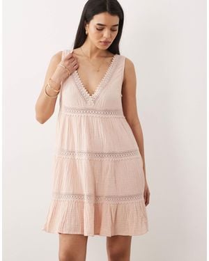 Iisla & Bird Mini Dress - Pink