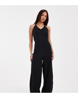 Only Petite Jumpsuit Met Halternek - Zwart