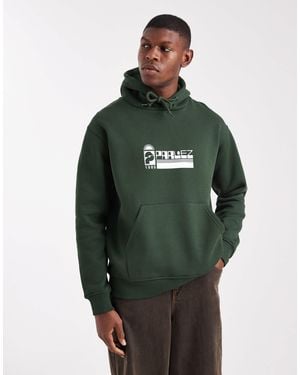 Parlez Sweat à capuche avec logo - foncé - Vert